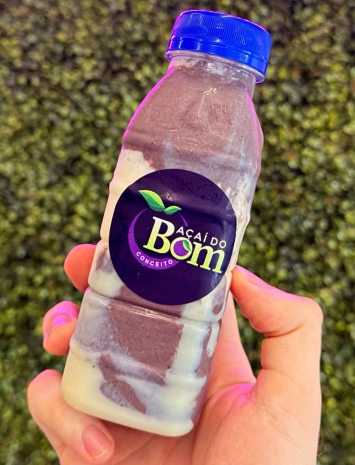 Garrafa de açaí batido com leite ninho - Açaí do Bom Conceito
